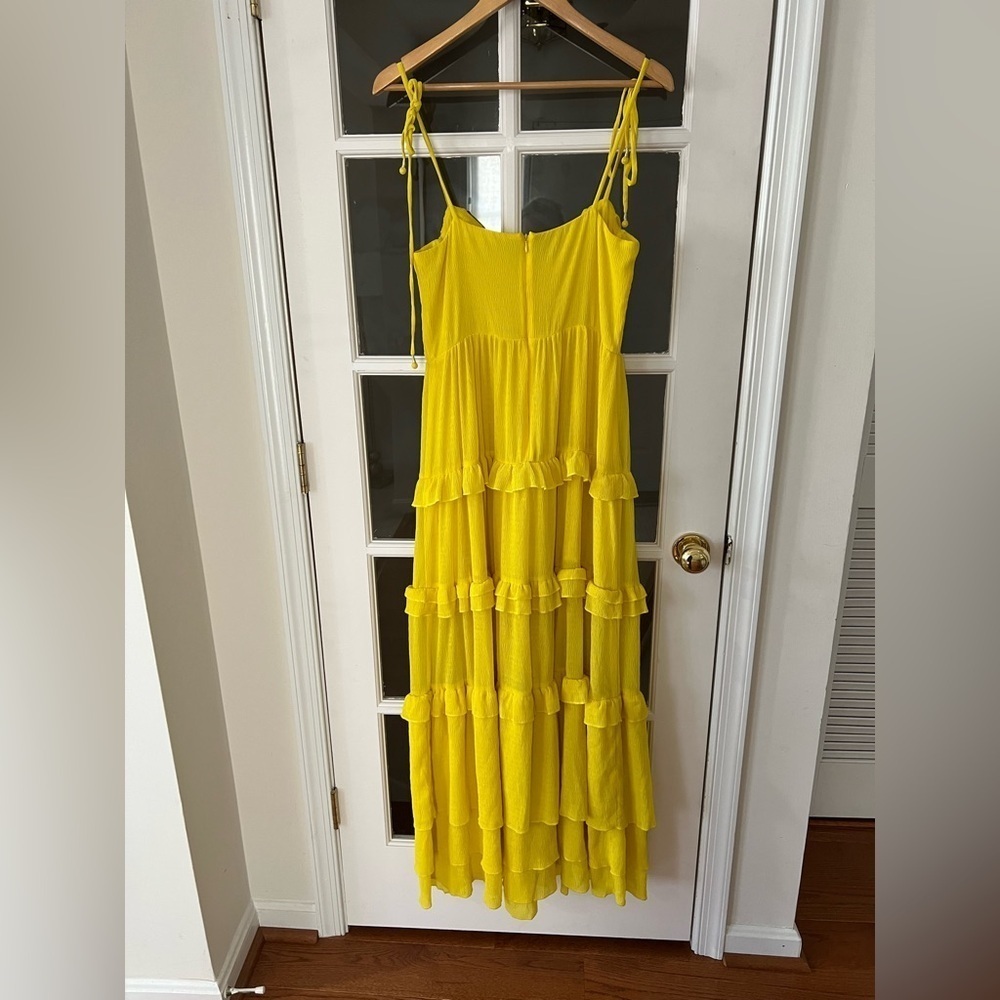 Tularosa Tinsley Dress in Vibrant Yellow - Size M - Picture 4 of 9
